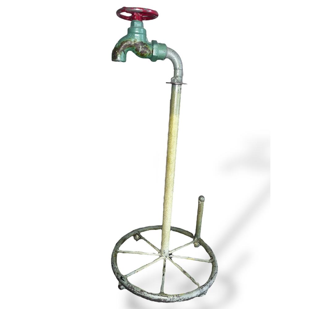 Rustic Farmhouse Hose Faucet Spicket Paper Towel Holder 15.5 In Creative Co-op